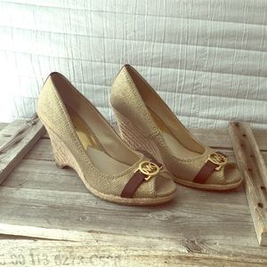 Michael kors wedges -size 9
